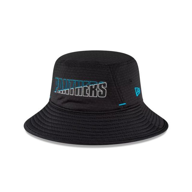 NFL Carolina Panthers Official Summer Sideline Stretch (IPO8001) - Blue New Era Bucket Hats